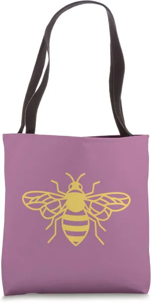 Bee Honeybee Bumblebee Hive Honeycomb Beekeeper Purple Tote Bag