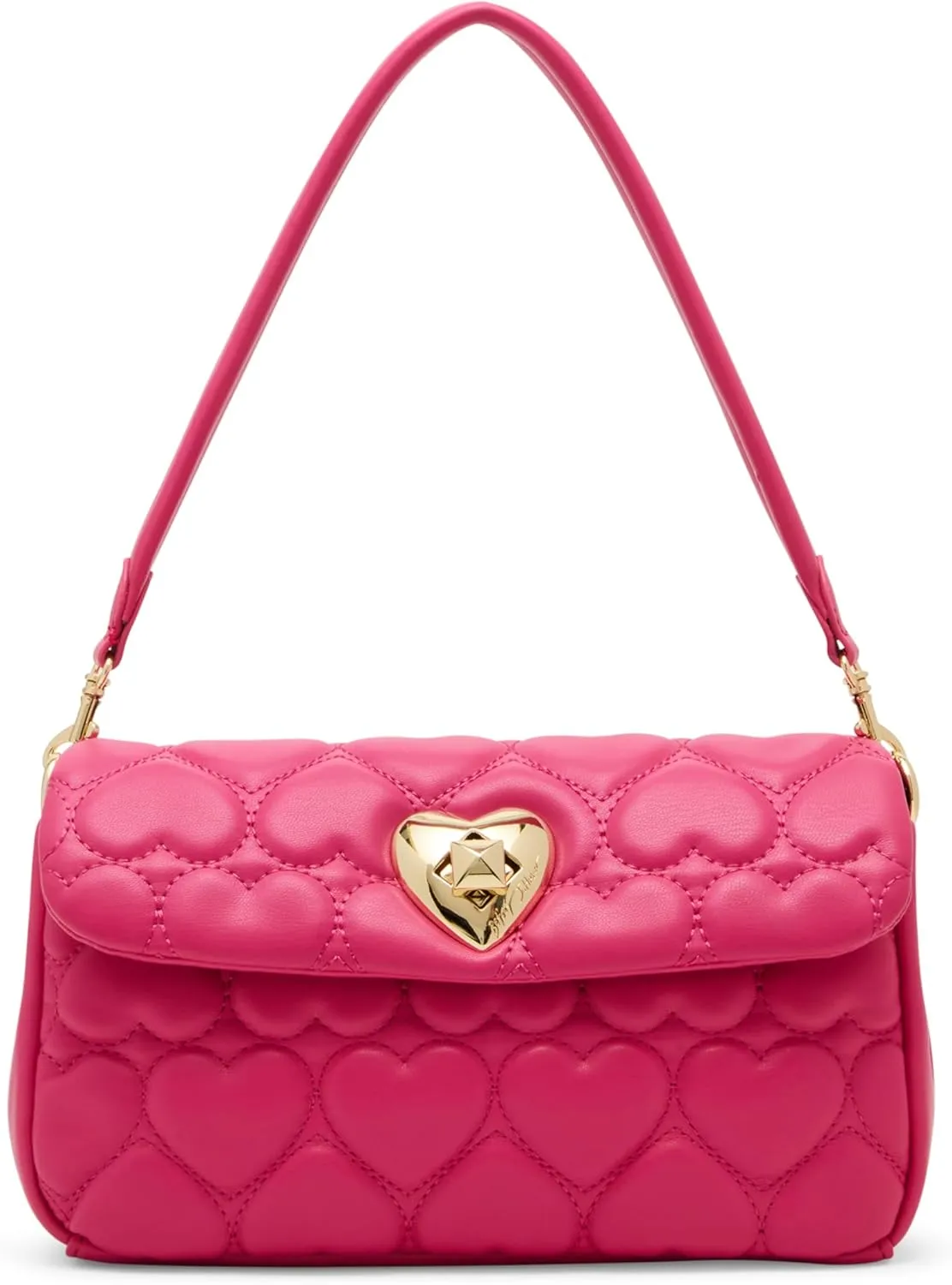 Betsey Johnson Always Heart-core Flap Shoulder Bag