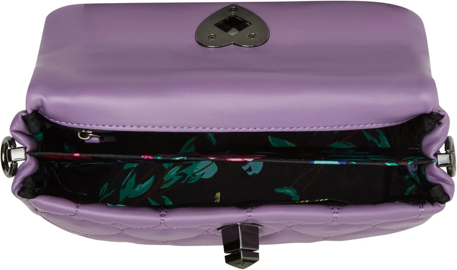 Betsey Johnson Always Heart-core Flap Shoulder Bag