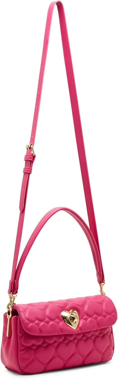 Betsey Johnson Always Heart-core Flap Shoulder Bag