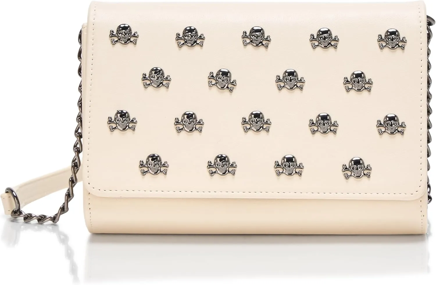 Betsey Johnson Xosybil Crossbody with Skull Studs