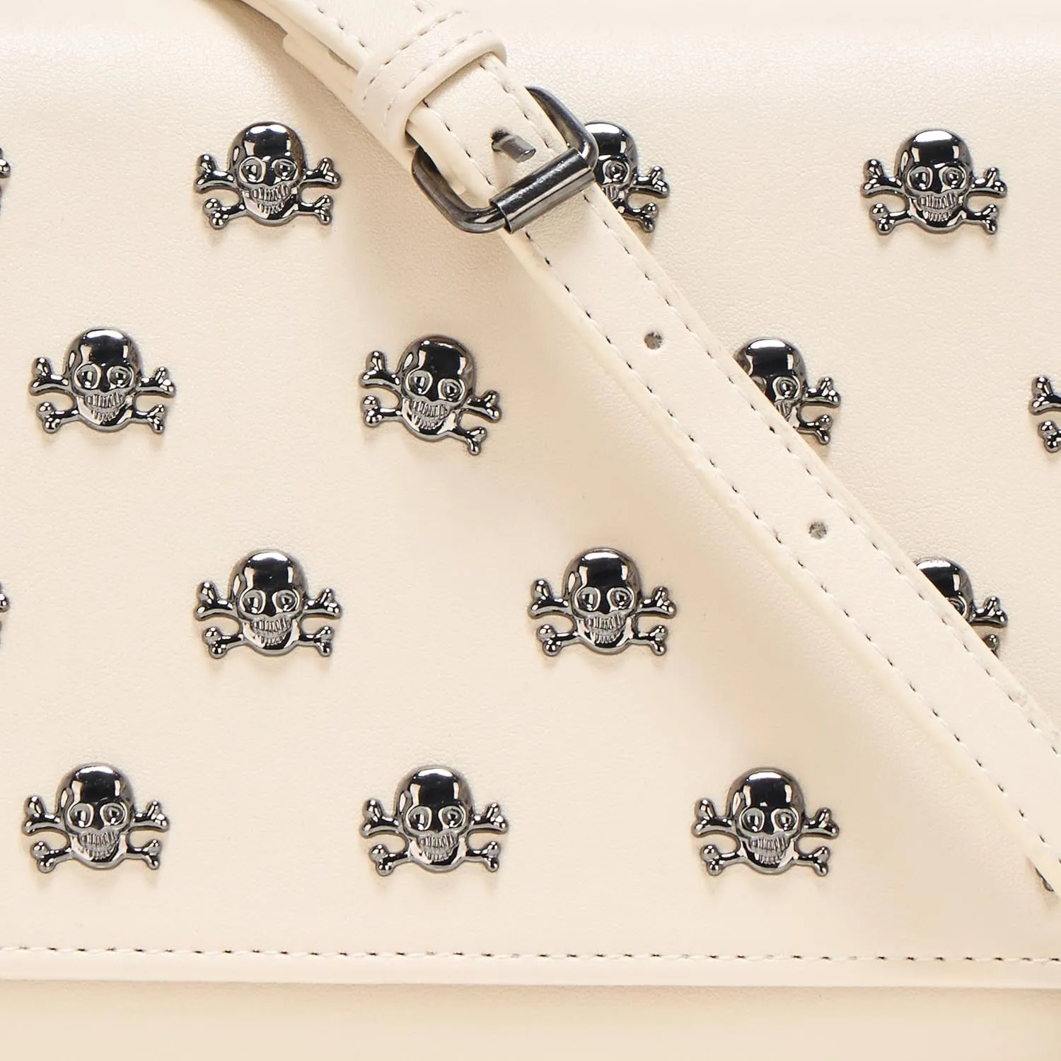 Betsey Johnson Xosybil Crossbody with Skull Studs