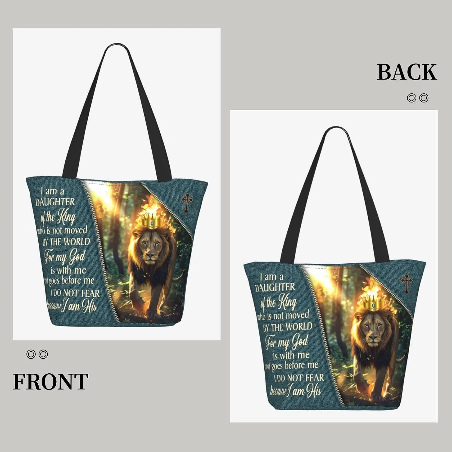 Bible Tote Bags For Women Christian Tote Bags For Women Bible Bag Religious Shoulder Bag Scripture Reusable Grocery Bag