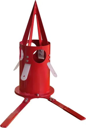 Big Bag Dispenser for Warehouse, Farm, Home (Red, 1 Count)