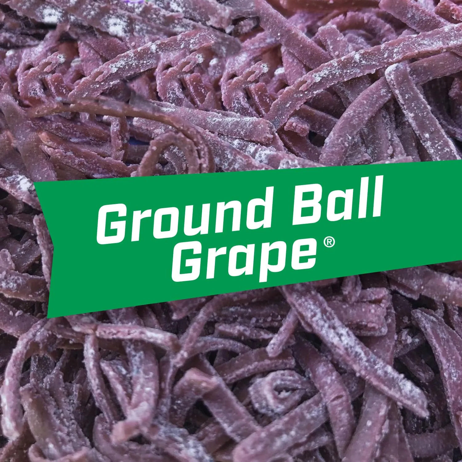 Big League Chew Ground Ball Grape Bubble Gum - Juicy Grape Flavor Explosion | Ideal for Baseball Games, Teams, Concessions, Parties, and More | Pack of 12 Bags (2.12oz Each)