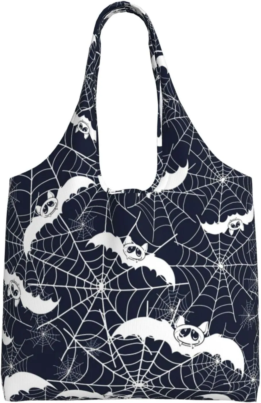 Black and White Cow Print Canvas Tote Bags Reusable Shopping Bag Handbag for Shopper Beach Gifts