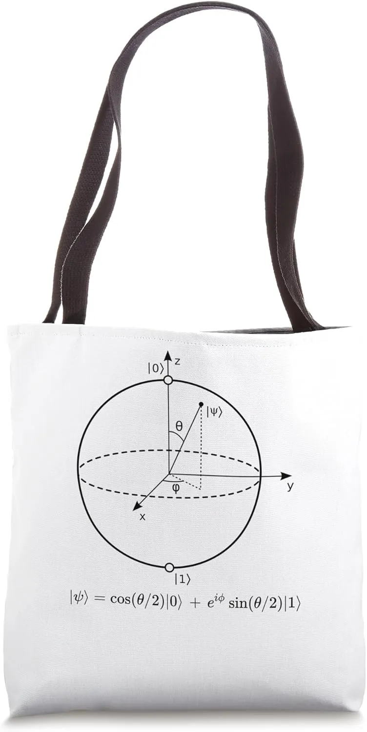 Bloch Sphere Tote Bag