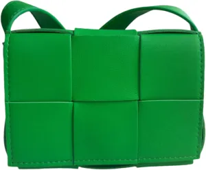 Bottega Veneta Candy Cassette Mini Bag, Parakeet Green