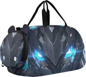 Boys Carry on Duffel Bag Blue Eyes Weekender Overnight Travel Duffle Bags Girls Tote Dance Duffle Bag