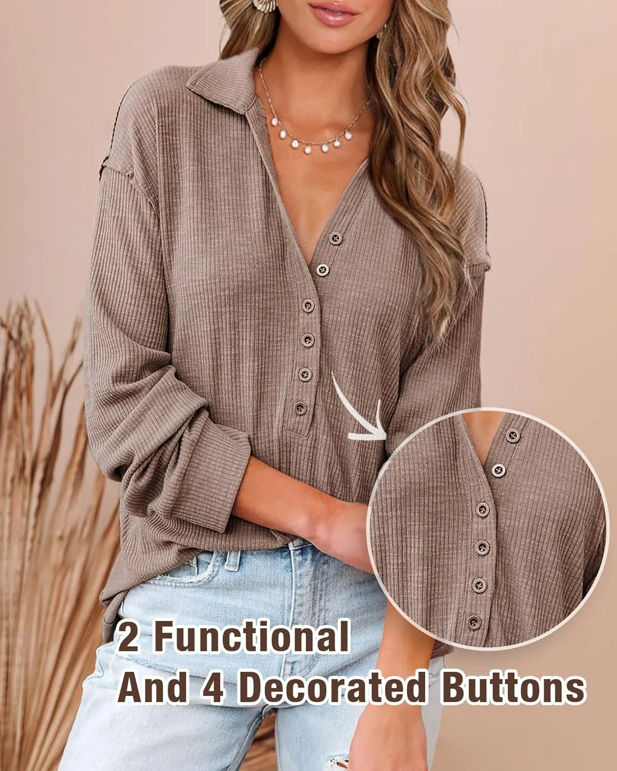 BTFBM Women Casual Button Down Fall Blouses 2025 Long Sleeve Solid Business Work Tops Cute Relaxed Fit Shirts