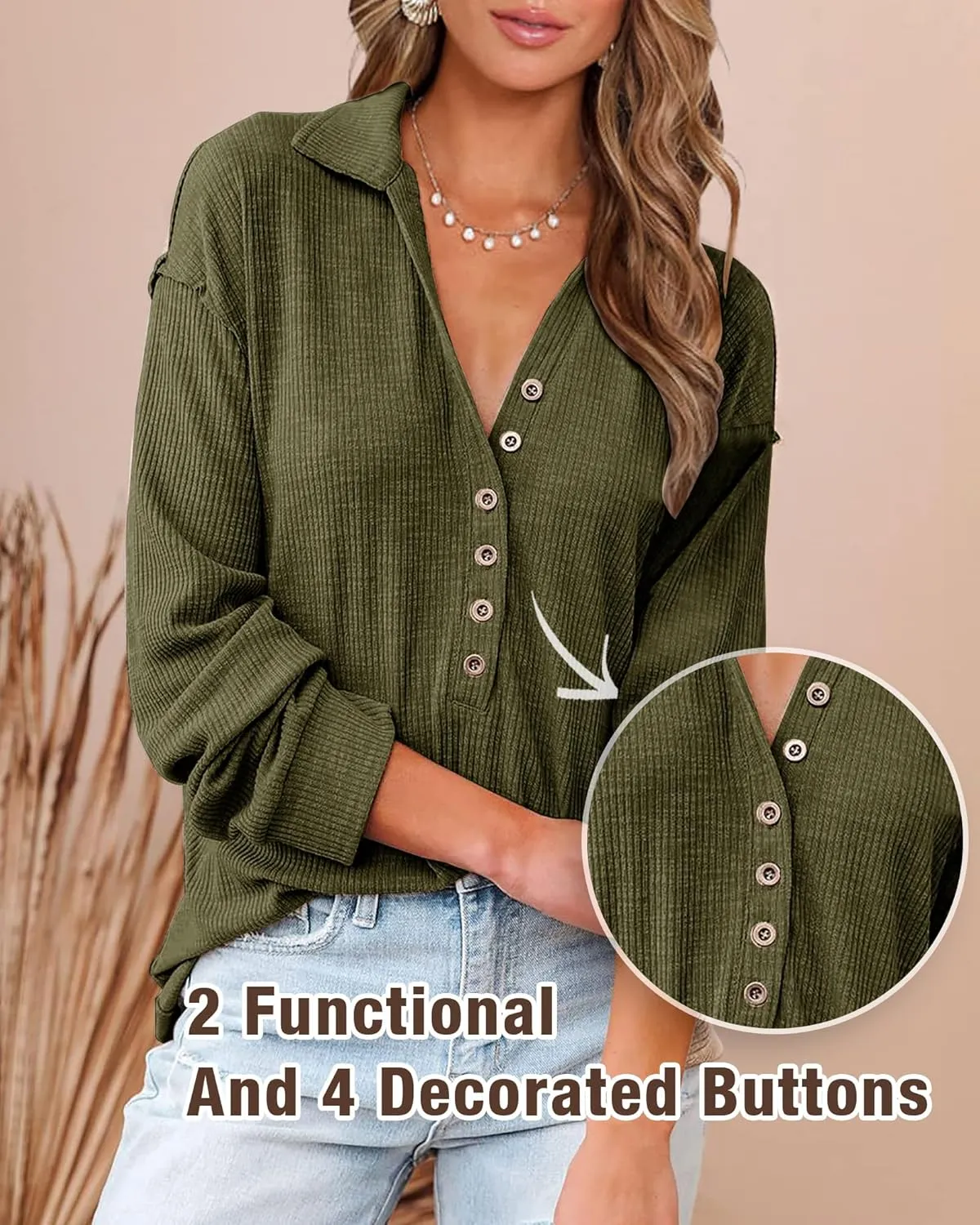 BTFBM Women Casual Button Down Fall Blouses 2025 Long Sleeve Solid Business Work Tops Cute Relaxed Fit Shirts