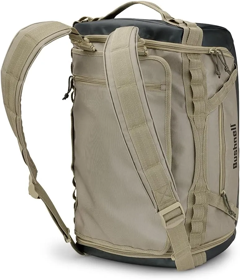 Bushnell Duffel Bag | 40L Convertible Duffel and Backpack, Water-Resistant Coating, Fully Adjustable, Multiple Loop Attachments, Great for the Gym, Overnight, Emergency Prep, Go Bag