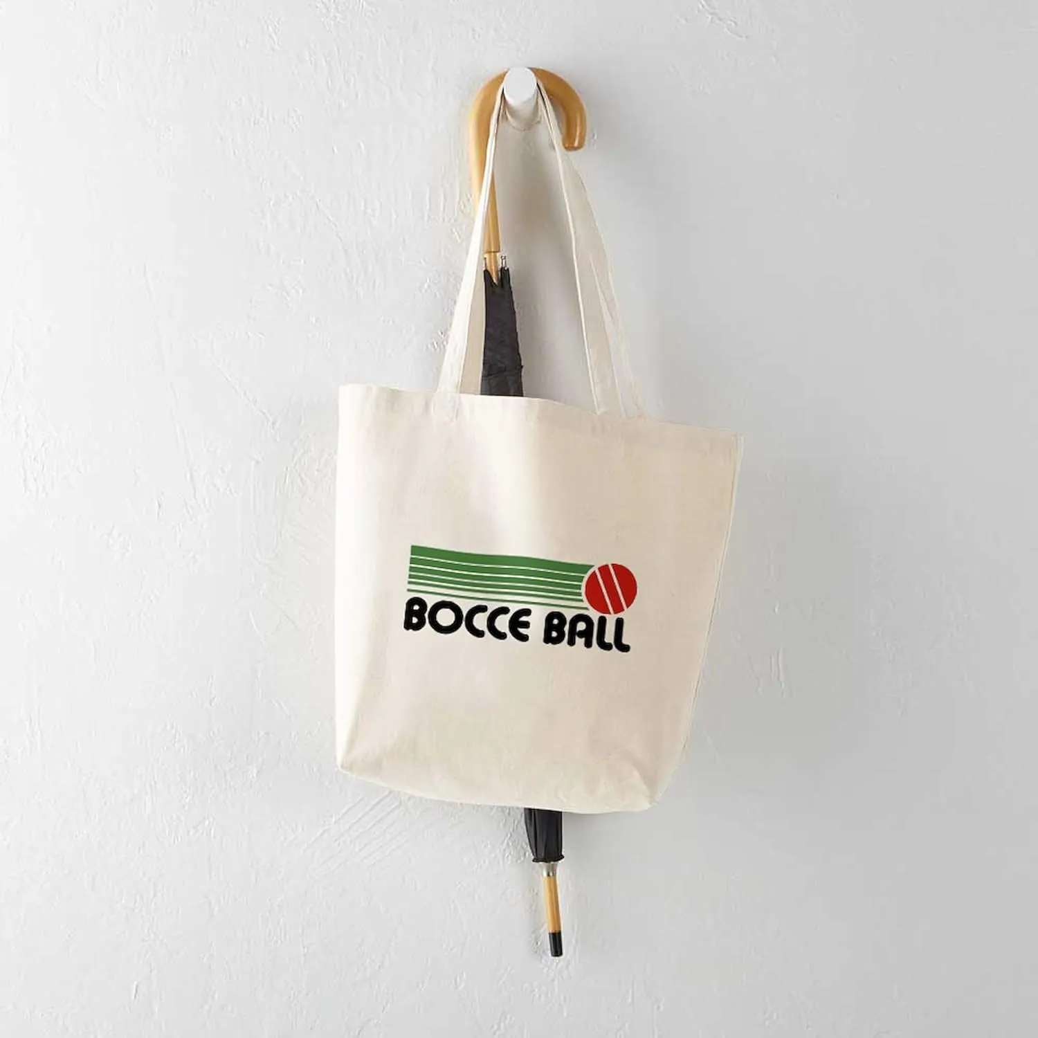 CafePress Bocce Ball Tote Bag Natural Canvas Tote Bag, Reusable Shopping Bag