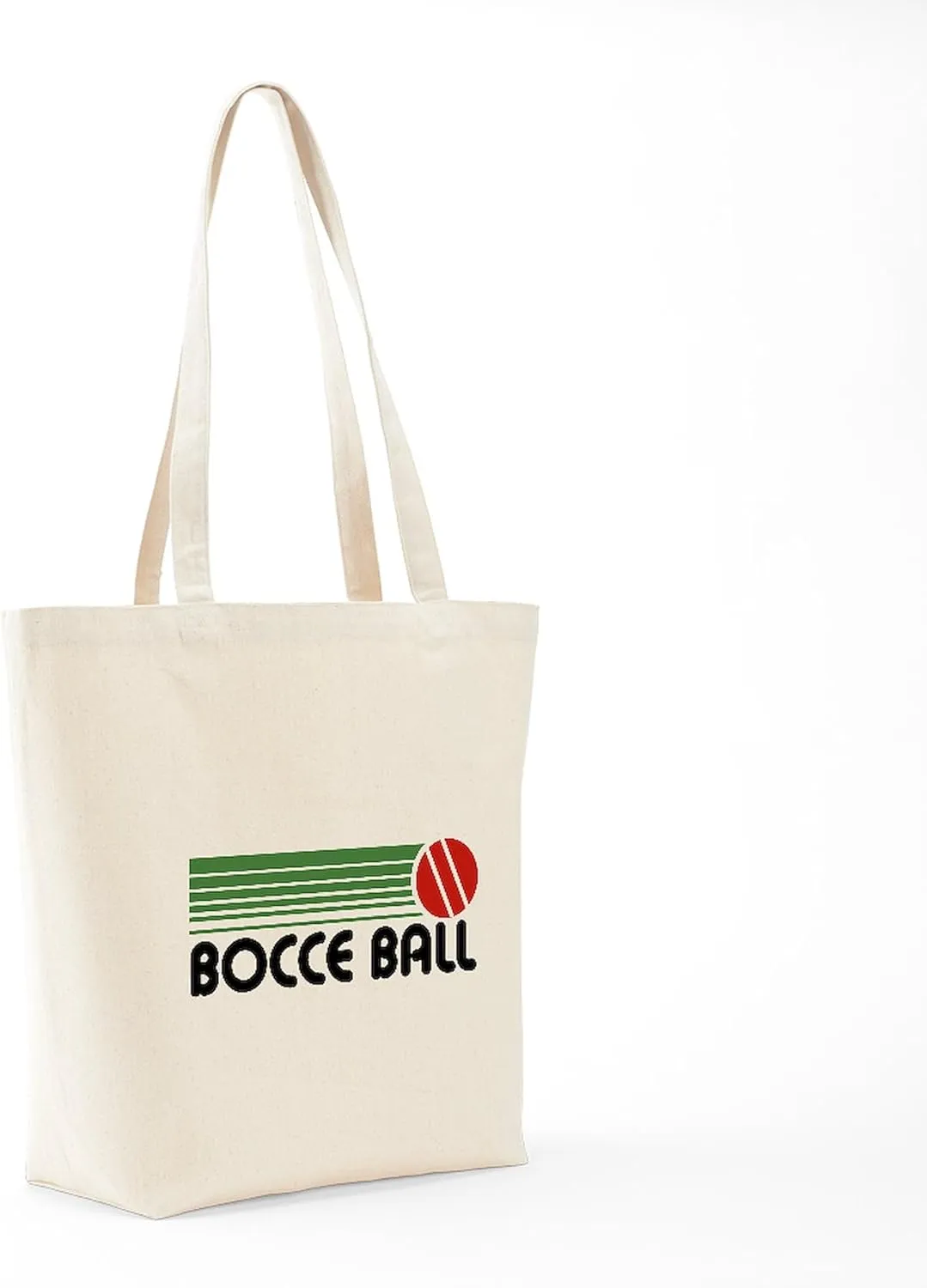 CafePress Bocce Ball Tote Bag Natural Canvas Tote Bag, Reusable Shopping Bag