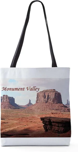 CafePress Monument Valley, John Ford's Point, Utah, USA 4 (C 18"x18" Reusable Grocery Shopping Sling Tote Bag