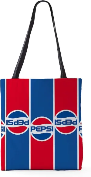 CafePress Pepsi Flashback Logo 18"x18" Reusable Grocery Shopping Sling Tote Bag