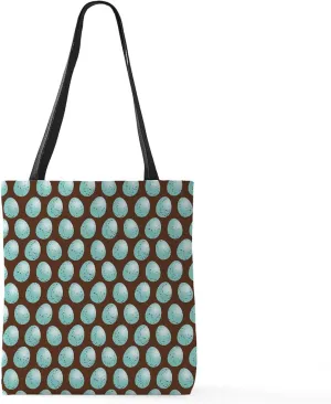 CafePress Small Robin Egg Pattern Large Tote Bag 18"x18" Reusable Grocery Shopping Sling Tote Bag