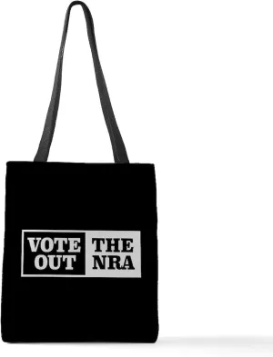 CafePress VOTE OUT THE NRA Polyester Tote Bag 16"x16"