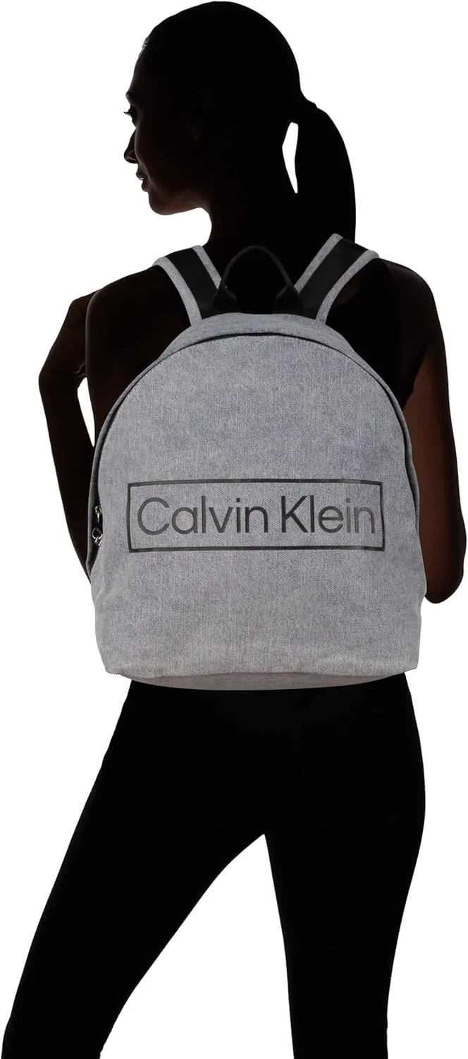 Calvin Klein Landon Zip Around Backpack, Denim Combo,One Size