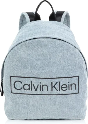 Calvin Klein Landon Zip Around Backpack, Denim Combo,One Size