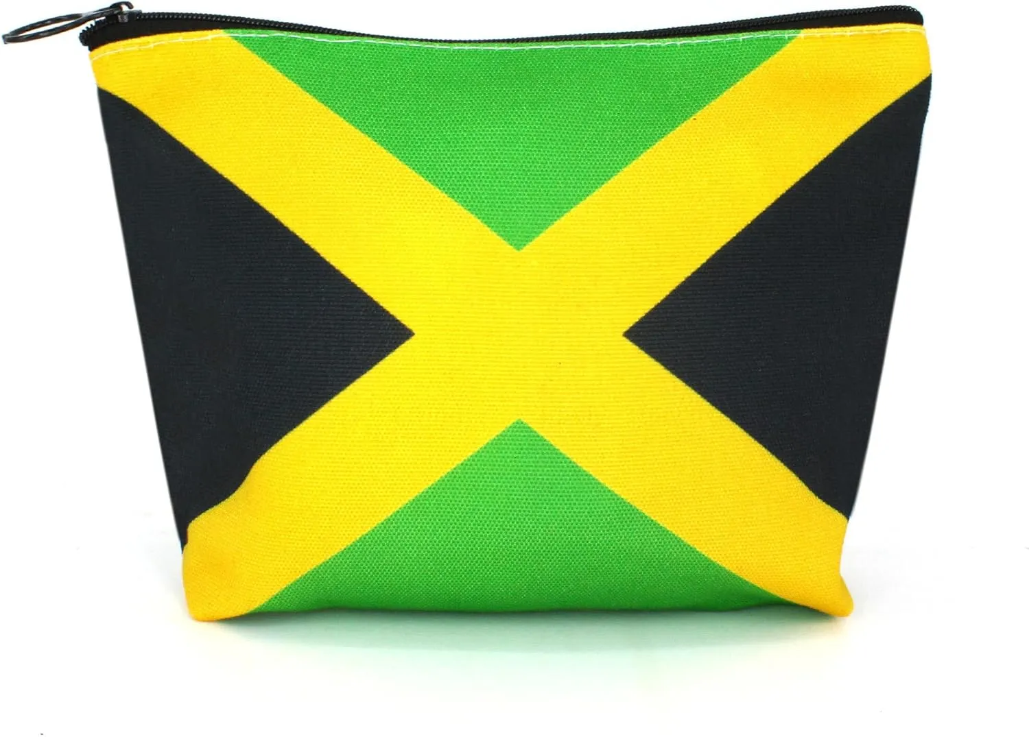 Canvas Makeup Bag Travel Toiletry Bag Makeup Bag for Women Girls Jamaica Flag Reggae(Jamaican-10PCS)