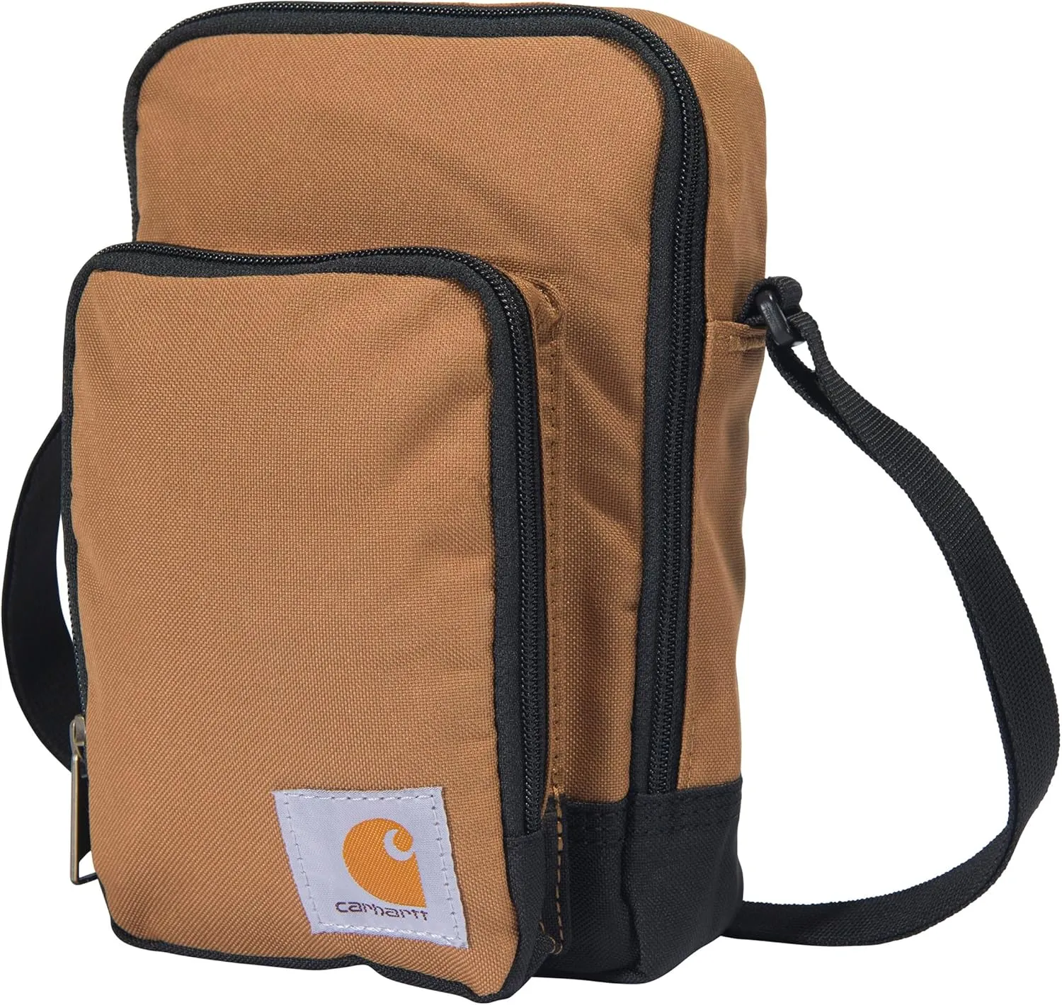 Carhartt Crossbody Zip Bag, Durable, Adjustable Crossbody Bag with Zipper Closure for Men and Women