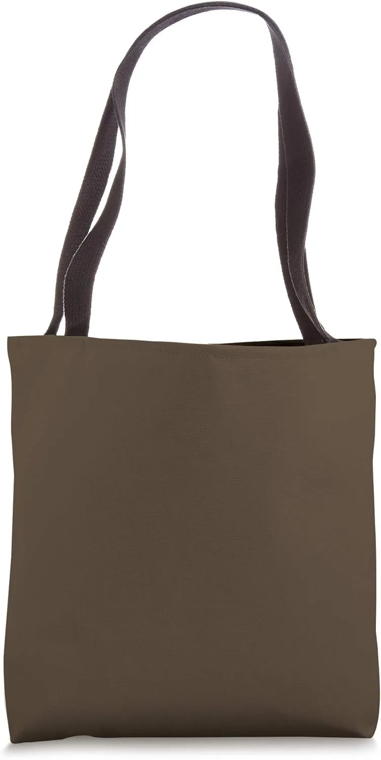 Cedar Brown Solid Color Tone Plain Shade Hue Background Tote Bag