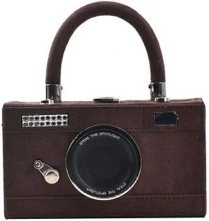 Chains Camera Design Women Shoulder Bags Funny Box Messenge Bag Luxury Pu Leather Crossbody Bag Ladies Small Chic Purses Bags