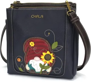 CHALA Merry Messenger RFID Protected Women Faux Leather Shoulder Purse with Adjustable Crossbody Strap