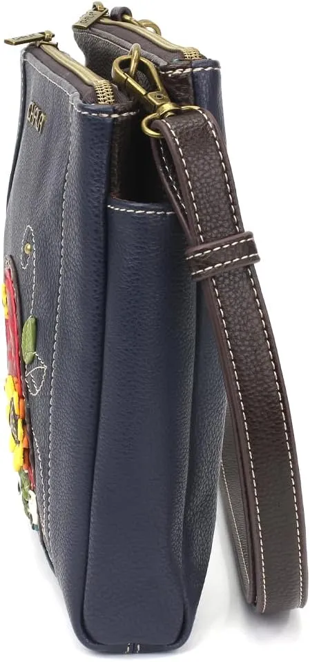 CHALA Merry Messenger RFID Protected Women Faux Leather Shoulder Purse with Adjustable Crossbody Strap