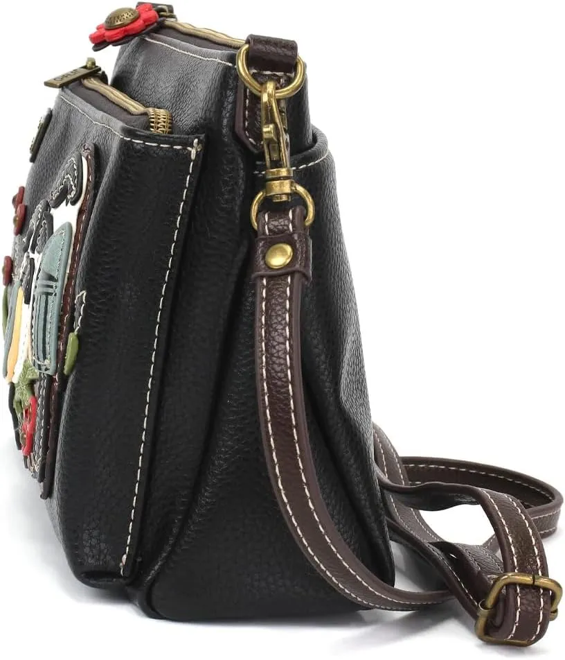 Chala RFID Protected Vegan Leather Deluxe Crossbody Bag