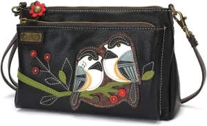 Chala RFID Protected Vegan Leather Deluxe Crossbody Bag