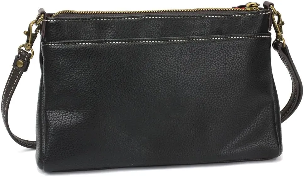 Chala RFID Protected Vegan Leather Deluxe Crossbody Bag