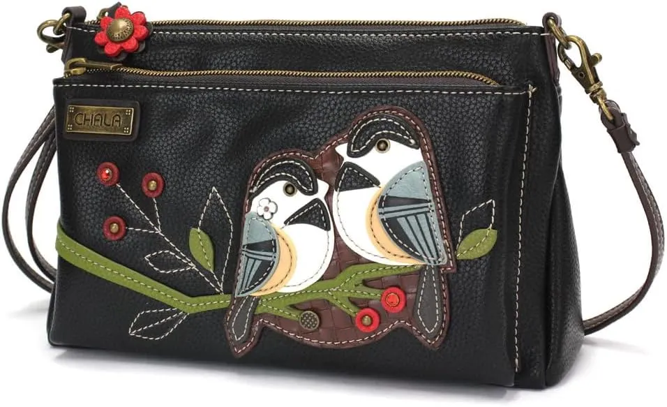 Chala RFID Protected Vegan Leather Deluxe Crossbody Bag