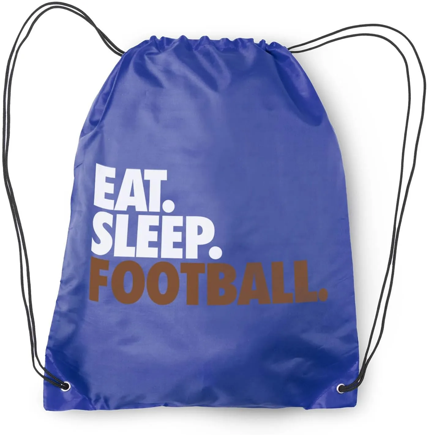 ChalkTalkSPORTS Football Sport Pack Cinch Sack | Eat Sleep Football