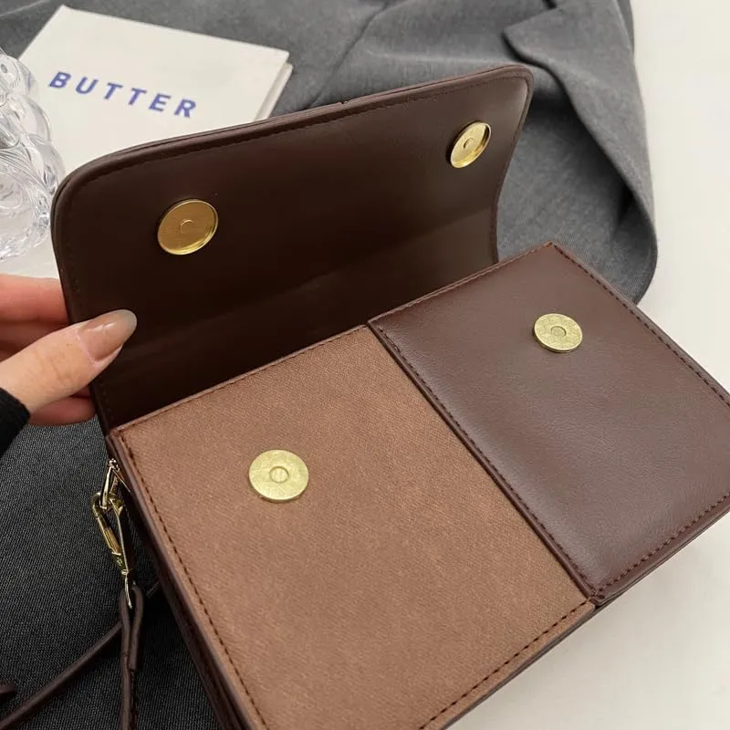 Checkered Shoulder Bag for Women,Small Leather Crossbody Bag,Fall Trendy Luxury Handbags Top-Handle Purse With Strap