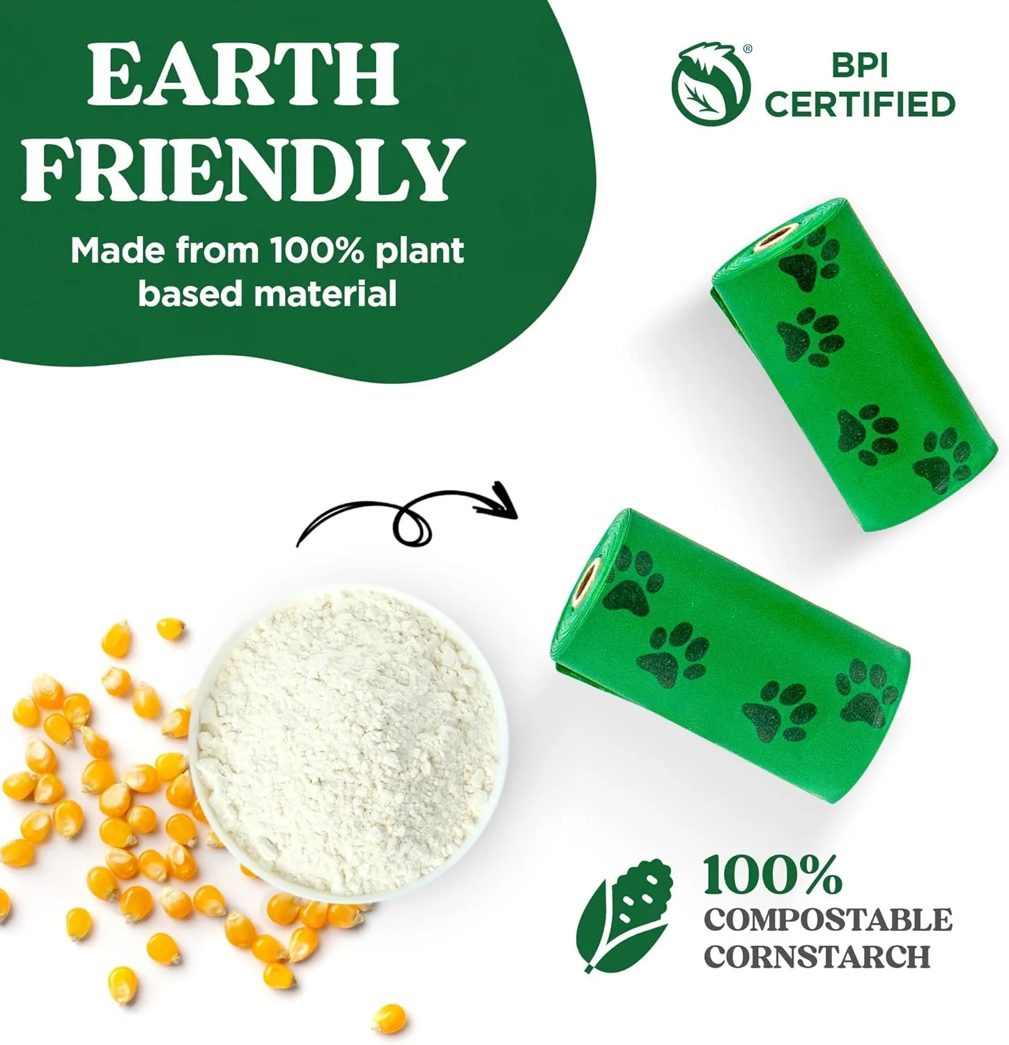 ChicPet Premium Dog Waste Bags, All-Natural, Fresh Lavender Scent, Great for Small and Large Dogs, Extra-thick and Durable, Easy-Open, Leak Proof, 10 Bags Per Roll, 9 Rolls