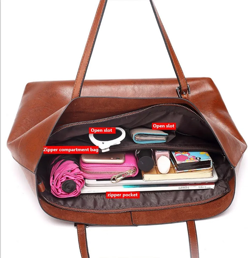Chikencall Women Large Shoulder Bags Tote Top Handle Big Handbag Crossbody shopper Bags for Ladies