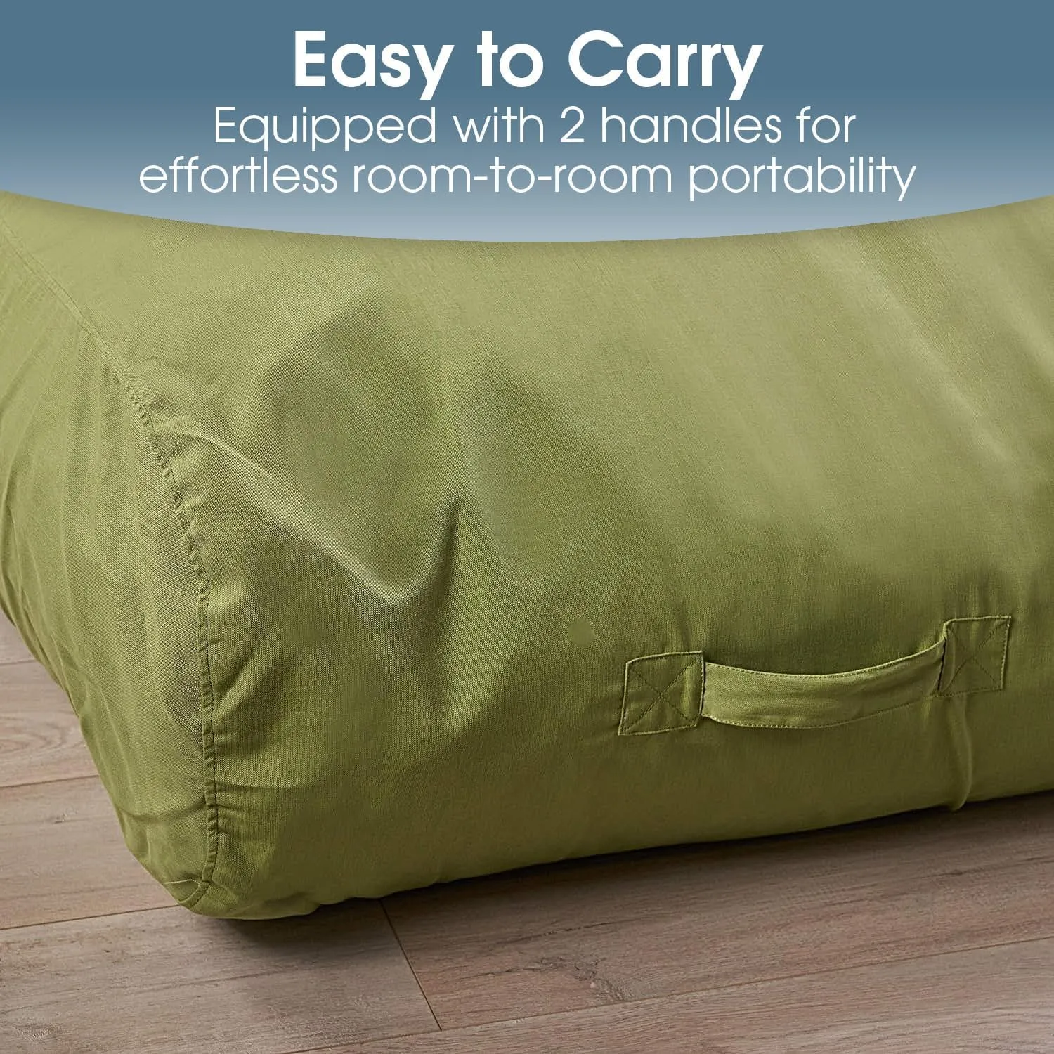 Christopher Knight Home Judith Indoor Water Resistant 6'x3' Lounger Bean Bag, Green