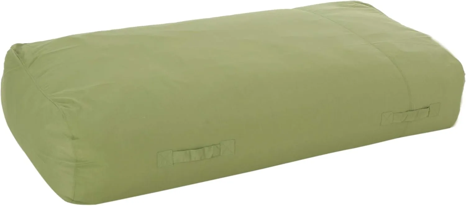 Christopher Knight Home Judith Indoor Water Resistant 6'x3' Lounger Bean Bag, Green