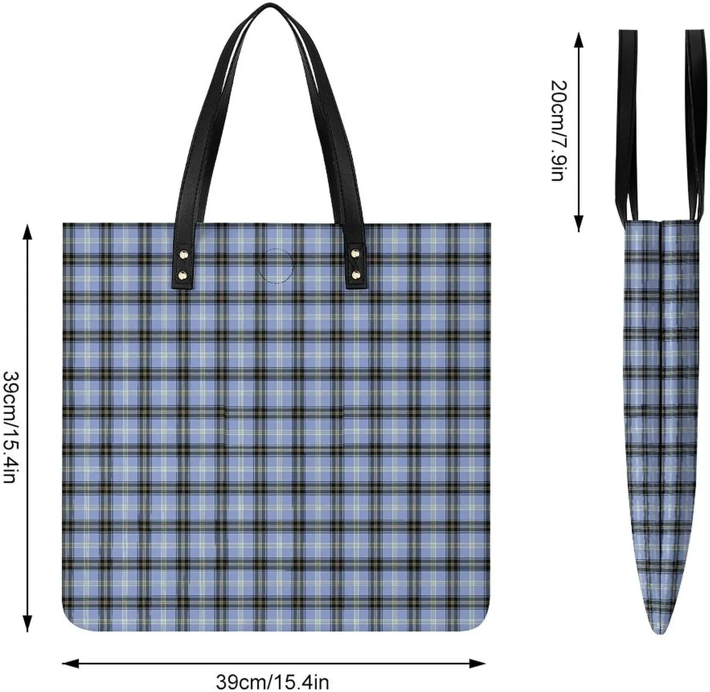 Clan MacArthur Arthur Fashionable All Printed Leather Handbag Unisex