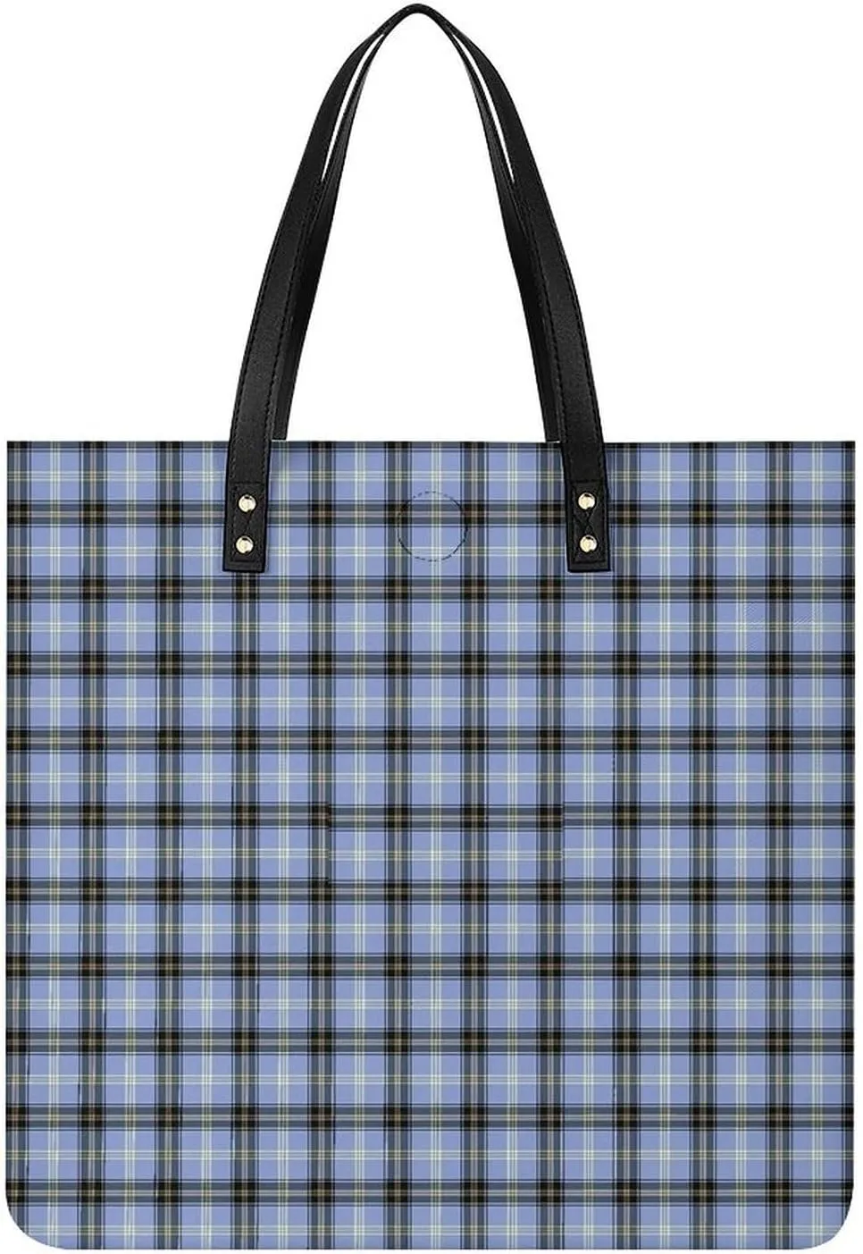 Clan MacArthur Arthur Fashionable All Printed Leather Handbag Unisex