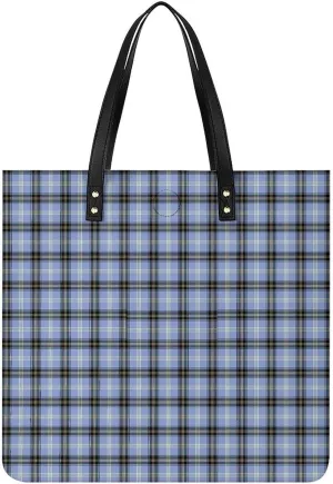 Clan MacArthur Arthur Fashionable All Printed Leather Handbag Unisex