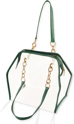 Clear Bag for Women,Clear Bags Stadium Approved,Handbag or Shoulder Bag for Festival Work Sport