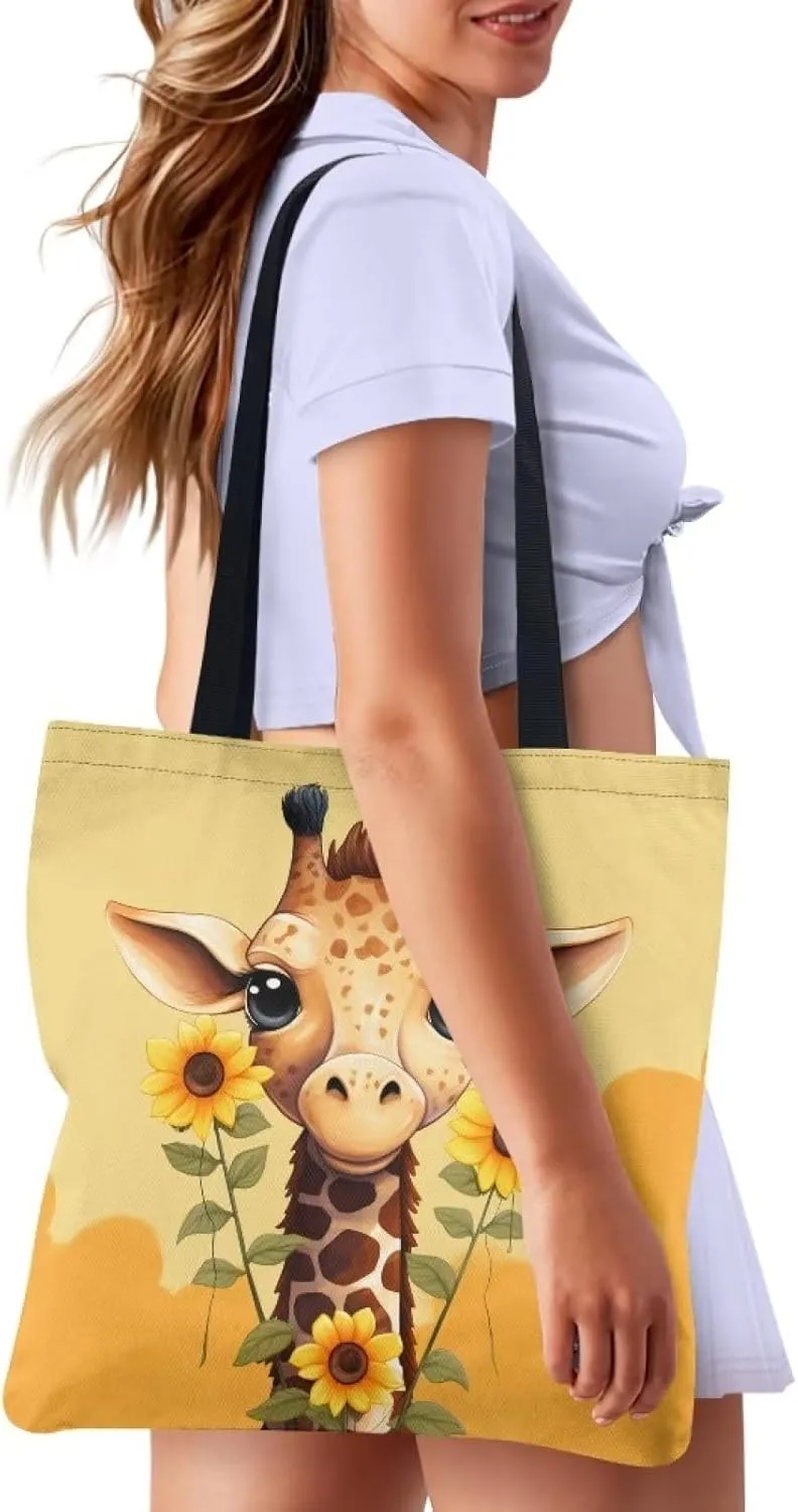 Cloth Tote Bag for Women Girls Reusable Grocery Bags