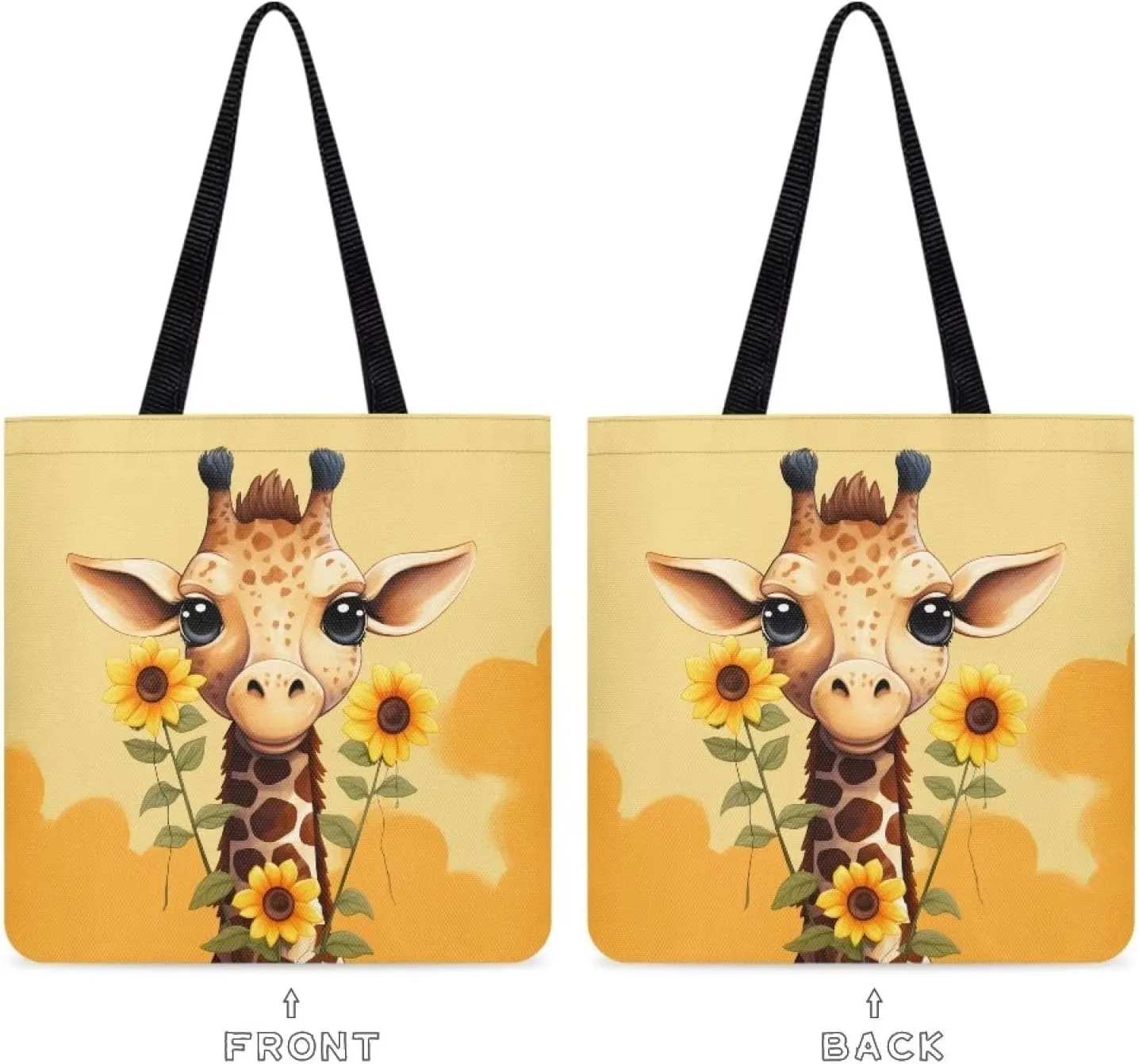 Cloth Tote Bag for Women Girls Reusable Grocery Bags