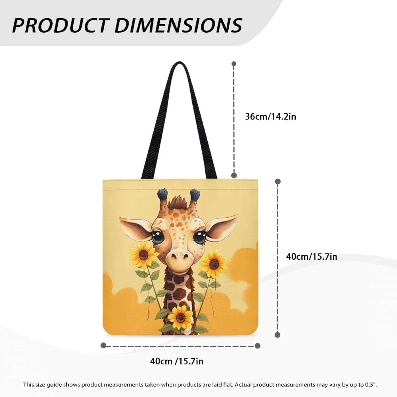 Cloth Tote Bag for Women Girls Reusable Grocery Bags