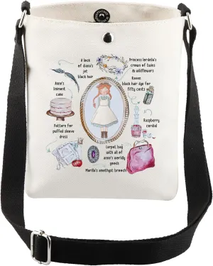CMNIM AN-E GREEN G Book Inspired Crossbody Bag AN-E GREEN G Movie Gifts Book Purse Literary Gifts for Book Lover Purse
