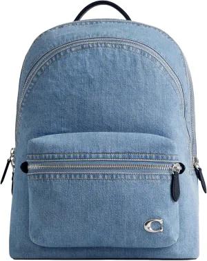 Coach Charter Backpack, Indigo Denim