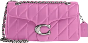 Coach Quilted Tabby Shoulder Bag 26 with Chain, LH/Fuschia